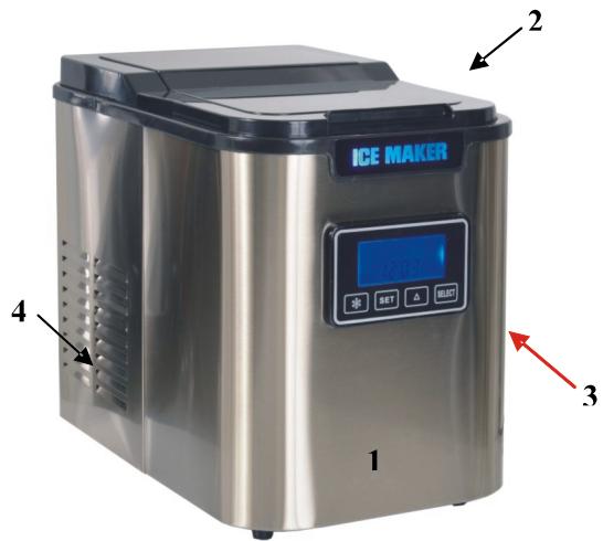 RITCHEN CHEF YT-E-O05CSS - DESCRIPTION DE L'APPAREIL - 1