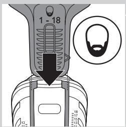 PHILIPS Q63320/15 - Beard trimming with beard comb - 1