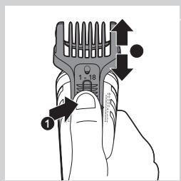 PHILIPS Q63320/15 - Beard trimming with beard comb - 2