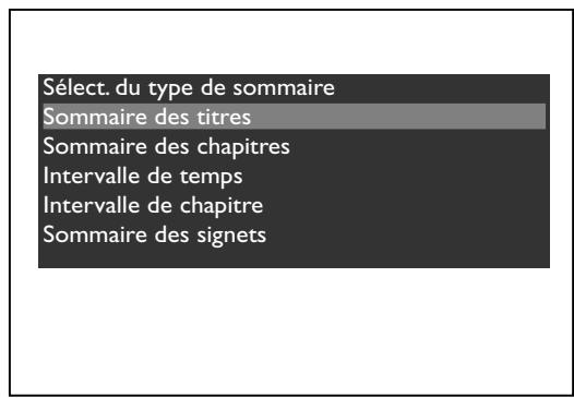 THOMSON DTH 615 E - Sommaire (DVD et VCD) - 1