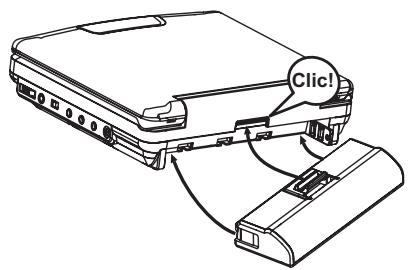 THOMSON DTH 615 E - Installer la batterie - 1