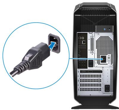 DELLUNITE CENTRALEG R7 19161+256208 - Branchez le cable d'alimentation. - 1