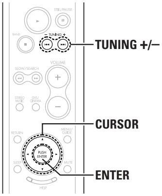 DENON S-101 - Appuyez sur la touche CURSOR , , ou pour déplacer l'image zoomée. - 2
