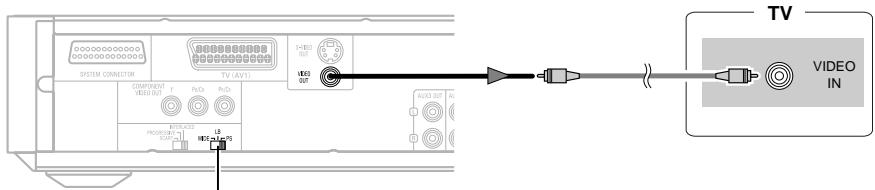 DENON S-101 - Brancher un TV - 1