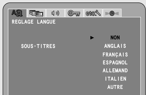 DENON S-101 - Régler le "REGLAGE LANGUAGE" - 4