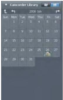 HITACHI HDSVO1E - Vue Calendrier - 5