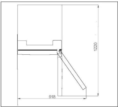 HAIER HDPW5620ANPD - Spazio necessario - 1