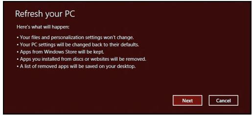 PACKARD BELL EASYNOTE LE69KB 23804 - Restaurer les paramètres d'usine avec Packard Bell Recovery Management - 4