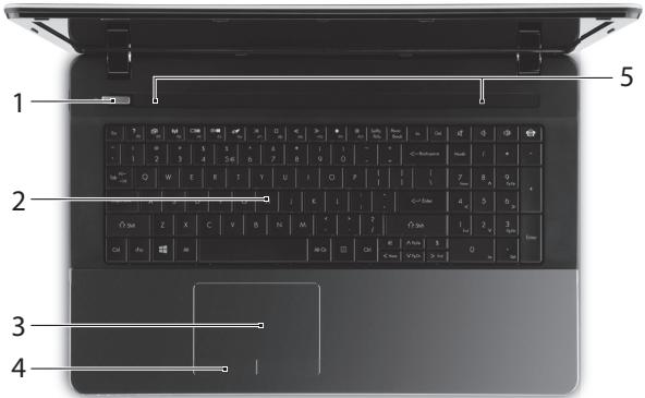 PACKARD BELL EASYNOTE LE69KB 23804 - VUE DE L'ÉCRAN - 2