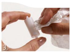 WELLBOX - Pour nettoyer les têtes Roll ① ②: - 3