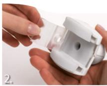 WELLBOX - Pour nettoyer les têtes Roll ① ②: - 2