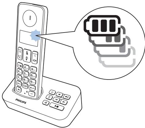 PHILIPS D2101B - Charge du combiné - 1