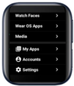 OPPO montre_connectee_watch_noir_41mm - Comment désinstaller une appli ? - 1