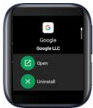 OPPO montre_connectee_watch_noir_41mm - Comment désinstaller une appli ? - 3