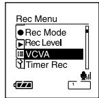 OLYMPUS DS 55 - Méthode de paramétrage du menu - 3