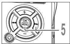 OLYMPUS DS 55 - Lors d'un enregistrement en mode VCVA - 9