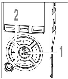 OLYMPUS DS 55 - Réglez le filtré vocal (Voice Filter) - 1