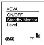 OLYMPUS DS 55 - Réglage du moniteur en veille VCVA - 3