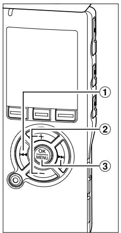 OLYMPUS DS 55 - Méthode de paramétrage du menu - 4