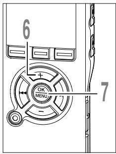OLYMPUS DS 55 - Appuyez sur la touche OK. - 4
