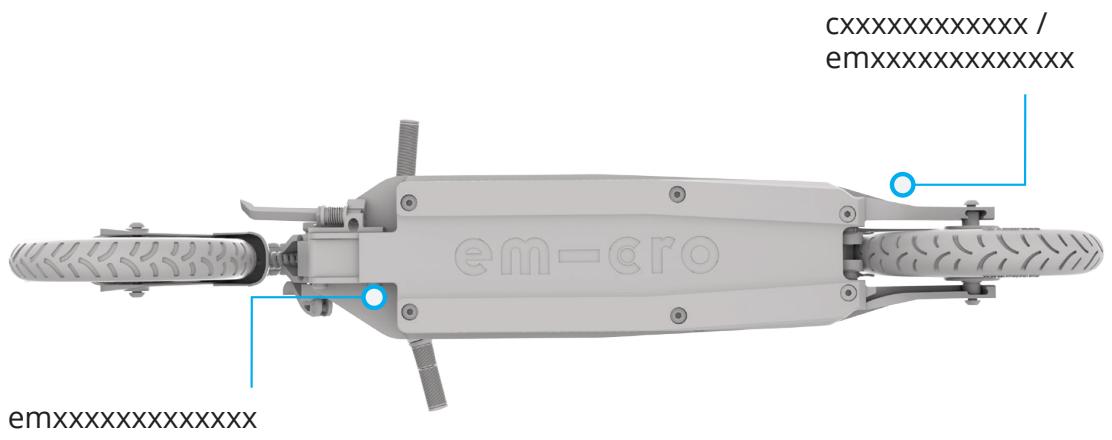 MICRO FALCON K - Identification de l'unité - 1