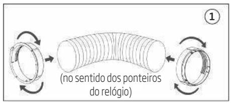 BEKO BP112HB - Introdução à instalação da mangueira de exaustão - 1