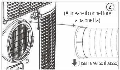 BEKO BP112HB - Introduzione all's installatione del tubo di scarico - 2