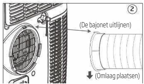 BEKO BP112HB - Introductie van de installmentie van de uitlaatslang - 2