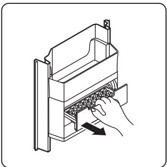 HAIER HRF-800DGS8CO - Extraction du bac à glaçons (pour le nettoyage) - 1