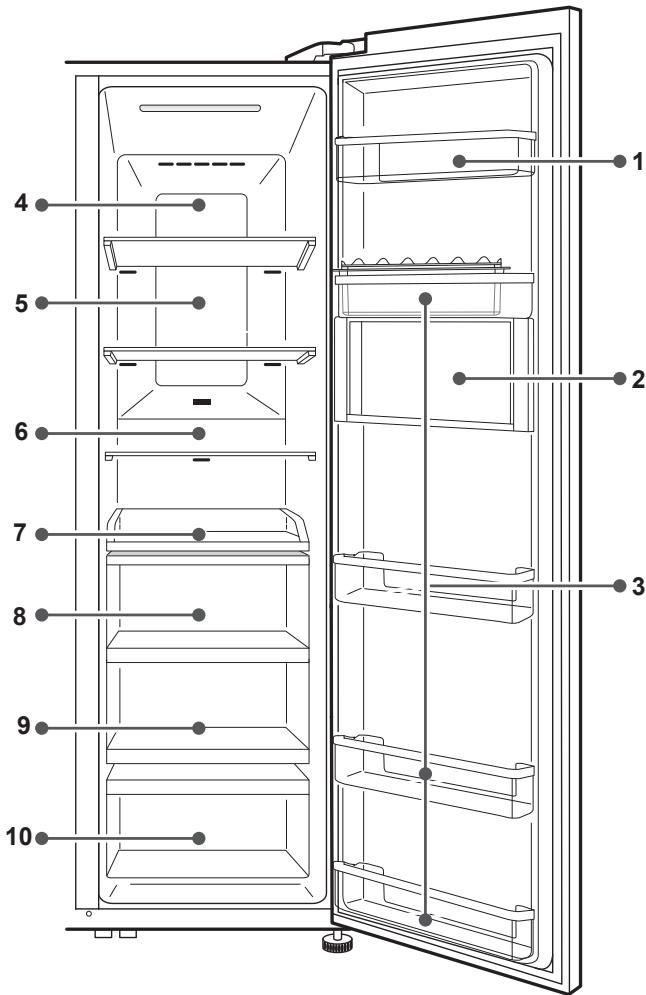HAIER HRF-800DGS8CO - Présentation de votre réfrigérateur - 2