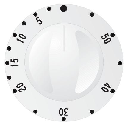 FAURE CGL 6002 W BLANCHE - Minuteur mécanique - 1