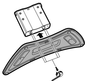 SHARP LC-32SD1E - Pose du socle - 3