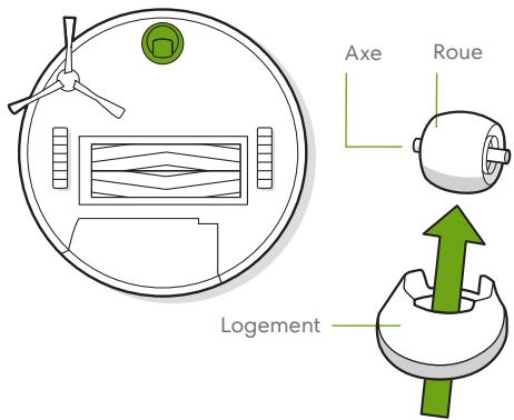 IROBOT E5158 - Nettoyage de la roue avant - 1
