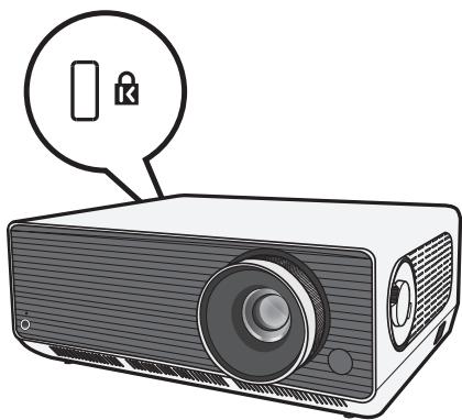 LG BU50NST - Système de sécurité Kensington - 1