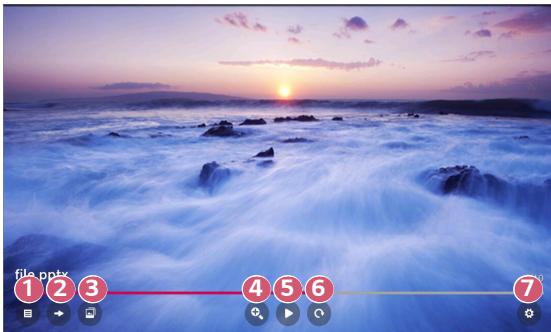 LG BU50NST - Navigation dans la visionneuse de fichiers - 1