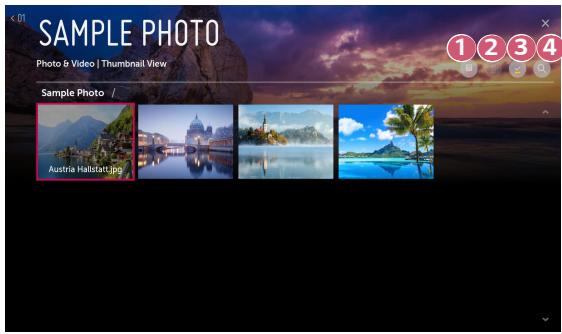 LG BU50NST - Visualisation de photos et de videos - 1