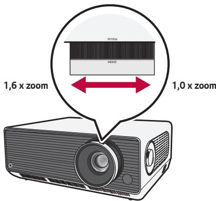 LG BU50NST - Distance de projection en fonction de la taille de l'écran - 3