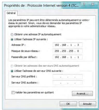 ASUS ET2220IUTI-BOO1K - Pour configurer une connexion réseau à adresse IP fixe : - 1
