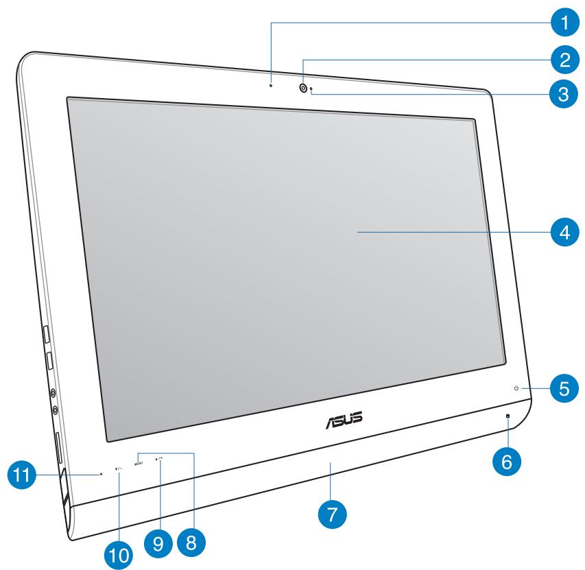 ASUS ET2220IUTI-BOO1K - Faire connaissance avec votre All-in-one PC Vue avant - 1