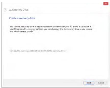 ASUS ET2220IUTI-BOO1K - Pour creer un lecteur de restauration USB : - 1
