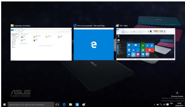 ASUS K756UV-TY269T - Vue des tâches - 1