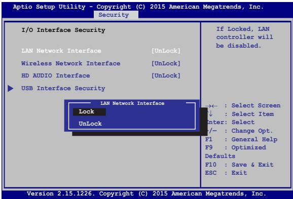 ASUS K756UV-TY269T - I/O Interface Security (Sécurité des interfaces d'E/S) - 1