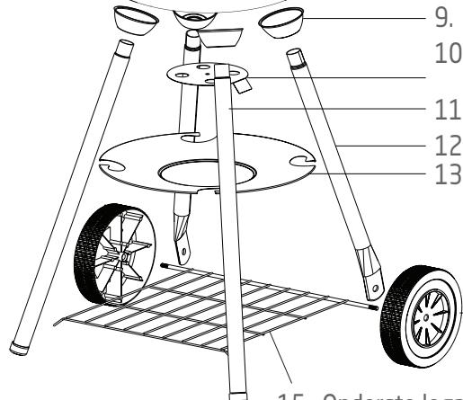 DARRY PROLINEGRILLEVIANDESUNNY5B - ONDERDELEN - 4