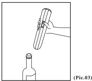 PROLINE TB 10 TIRE BOUCHON - How to operate the corkscrew - 3