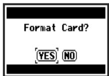 ZOOM H4nPro - « Format Card? » - 1