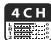 ZOOM H4nPro - Touches Avance et Recul - 2