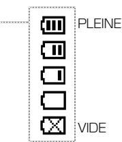 ZOOM H4nPro - - Niveau de charge des piles - 2