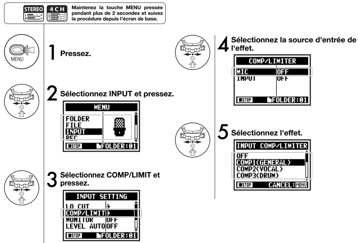 ZOOM H4nPro - 2-04 Fonctions d'enregistrement : COMP/LIMIT - 1