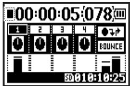 ZOOM H4nPro - 1-06-2 Réglages/enregistrement : mode MTR (OVER WRITE) - 7