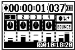 ZOOM H4nPro - 1-06-2 Réglages/enregistrement : mode MTR (OVER WRITE) - 6